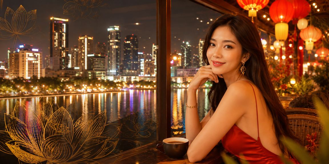 Người dùng Hà Nội tra cứu thông tin giải thưởng và sự kiện thể thao tại quán cà phê
