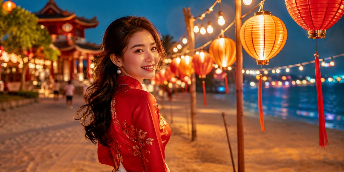 Đèn lồng Hà Nội lung linh về đêm gợi không khí giải thưởng VIP tại 822