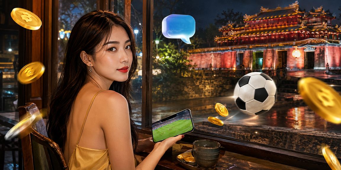 Người dùng tại Huế xem tỷ lệ kèo và ưu đãi cược thể thao bên ly cà phê Việt Nam
